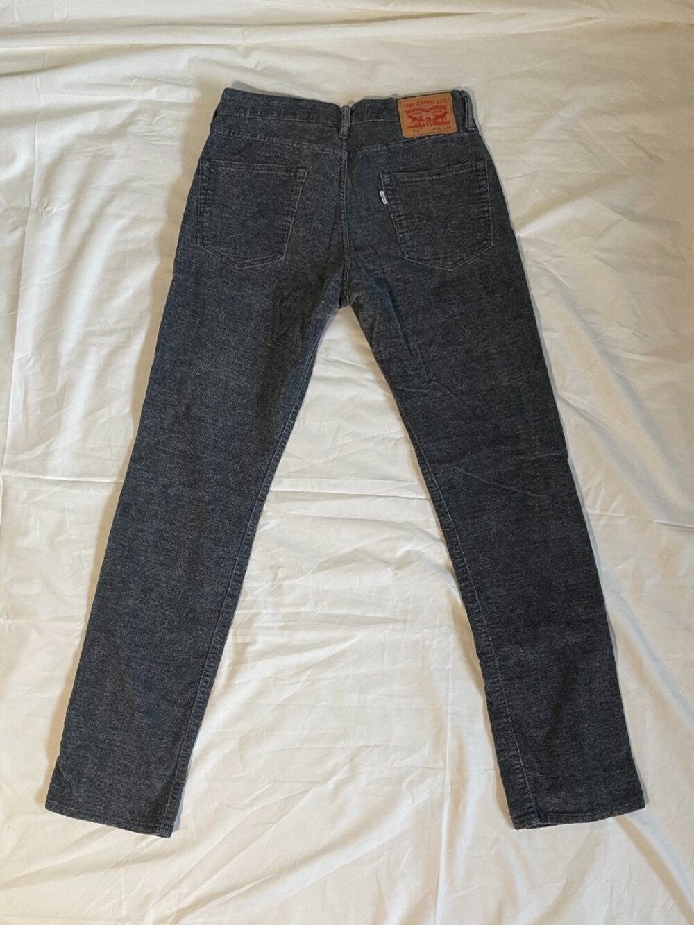 Levi’s 511 Slim Fit Corduroy Pants Dark Gray 31x34
